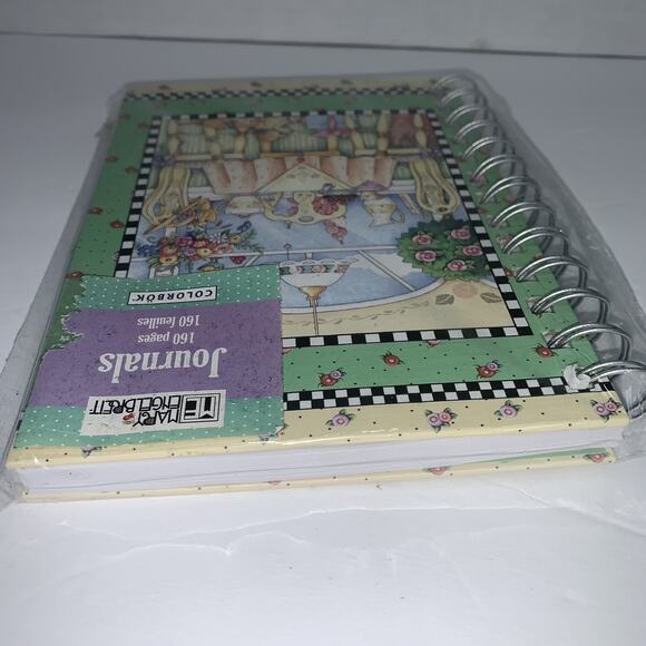 Mary Engelbreit Tea Party Journal 160 Pages Spiral Bound New in Packaging - Picture 5 of 11